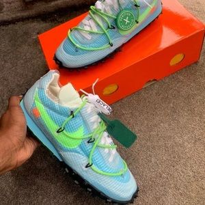 Off White Nike Waffle Racer 
Size 7 Men